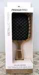 Swissco Pro Deluxe Metallic Gold Finish Vented Detangler Hair Brush New/pkg. Fixed Price $12.99.