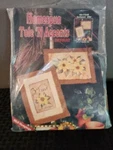 Sunflowers Homespun Fabric Painting Kit 95-1712-00 Stamped Set Of 2, Vintage Usa. Fixed Price $12.95.