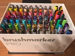 Karin Megabox Brush Marker Pro Water-based Pen Painting, #27C13 75 Pc. Fixed Price $110.00.