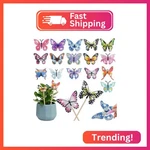 Lingfang 16 Pcs Diamond Painting Kits Decorative Stakes For Garden, Art. Fixed Price $22.40.