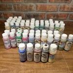 Lot Of Acrylic Craft Paints Apple Barrel Deco Americana Folk Art Ceramcoat Delta. Fixed Price $45.49.
