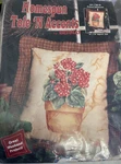 Bernat Homespun Tole Accents Paint Kit Potted Geranium 95-1706-00 Vtg Nos 1994. Fixed Price $19.99.