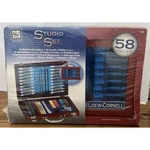 Loew Cornell Studio Set 552 - Case 58 Painting Pieces Retired Discontinued New. Fixed Price $24.99.