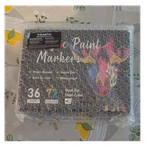 Global Pick Dual Tip Acrylic Paint Marker Brush Pen Set 36 Pack Multicolor. Fixed Price $13.39.