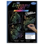 Foil Engraving Art Kit Value Pack 8.75X11.5 Rainbow - Fish, Butterflies & Birds. Fixed Price $13.60.