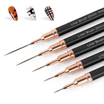 5PCS Metallic Nail Art Liner Brushes Set Fine Detail, Thin And Diy Design. Fixed Price $15.54.