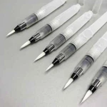 10 Pc Refillable Paint Brush Pens Pencil Soft Ink Empty. Fixed Price $9.97.