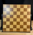 Dal Negro Walnut & Maple Wooden Chess Board 16 Solid Italian Treviso Excellent. Fixed Price $95.00.