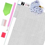 Mystery Diamond Art Kit For Adults Full Drill Diy Wall Decoration 10X14. Fixed Price $18.94.