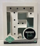 American Crafts Heidi Swapp Marquee Love Letter Kit With Led Light Strand. Fixed Price $8.00.