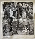 Tri-chem Artex Liquid Embroidery Pictures To Paint 8491 Norman Rockwell April. Fixed Price $24.95.