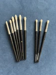 Lot Of 9 Loew-cornell Scumbler Bristle Brush 6 & 8 Round Vintage New Old Stock. Fixed Price $35.00.