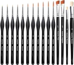 Miniature Dry Brushes, Model Paintbrush Set For Acrylic Oil. Fixed Price $10.39.