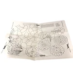 Tri Chem Unmarked 1090 Basket Flowers Liquid Embroidery Picture Instructions Vtg. Fixed Price $28.38.