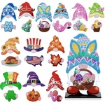 24 Pcs Magnetic Diamond Painting Gnome Art Interchangeable Stand Deco.... Fixed Price $25.32.