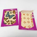 Meyercord Vtg Decorator Decal --2 Butterflies & Floral/chickens. Fixed Price $17.09.