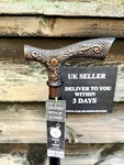 Brand New Artistic Wooden Walking Stick - Finest Handcrafted. Fixed Price $40.28.