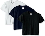 Jerzees Youth 3-PACK Crew Tee Shirt, White/black/navy, Mediummedium. Fixed Price $17.79.