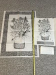 *tri Chem Hg 7474 Floral Basket Of Roses Flowers 27X36" Picture Paint. Fixed Price $19.99.