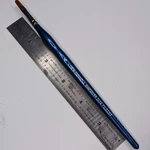 Vtg Loew-cornell Comfort 3500 Filbert Size 4 Paint Brush Blue Ergo Handle Artist. Fixed Price $13.30.