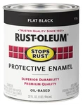 Rustoleum 7776502 Stops Brush On Paint, Quart, Flat Black, Pack Of 1. Fixed Price $33.80.
