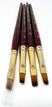 Lot 4 Robert Simmons Sienna Prof Paint Brush SN60 Size Flat Shader Short. Fixed Price $32.99.