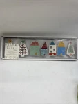 Nicole Miller Ceramic Quirky House Tree Ornament Of 7 New In Box. Fixed Price $24.13.