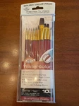 Royal & Langnickel Camel Hair Brush Value Pack Bevel Scraper Handle Watercolor. Fixed Price $12.00.