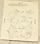Vintage Tri-chem Liquid Embroidery #102-3511/30581 Assort Fish Swan Ocean. Fixed Price $15.99.