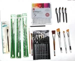 Lot Of Artists Supplies Oil Brushes & Pens, Duro, Filbert, Lejour. Fixed Price $60.00.