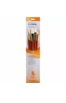 Synthetic White Taklon Real Value Brush Set 5/PKG 757063918772. Fixed Price $18.00.