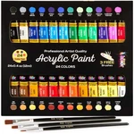 24 Colors Diy Acrylic Set For Hobby Model Painting Artists. Fixed Price $11.45.