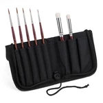 Kolinsky Sable Miniature Paint Brushes - Golden 2, 1, 3/0, M, S, Red. Fixed Price $52.99.