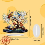 Lxmsja Stained Glass Diamond Art Kit Adults 7X7 Inch Tabletop. Fixed Price $20.00.