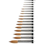Professional Round Sable Brush By Winsor & Newton#. Fixed Price $36.71.