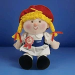 Rare Vintage Animal Fair American Airlines Doll Felt Heidi Blonde Swiss German. Fixed Price $99.97.