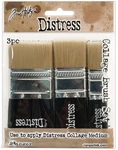 Ranger Tim Holtz Distress Collage Brush Set 3 Piece Soft Bristles. Fixed Price $21.86.