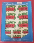 12VTG Meyercord Kitchen Canister Decals Labels Flour Tea Coffee Salt Pepper X127. Fixed Price $22.50.