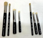 Jack Richeson Paintstik Stencil Brushes Each Individual Or Mini Set. Fixed Price $11.25.