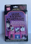 Glass Etching Starter Kit Armour Seen On Tv #10-0100 New Old Stock Nos Sealed. Fixed Price $15.00.