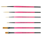 Set (6) Andrew Mack Broken Pinkies Brushes Series M/t With Synthetic Bristle. Fixed Price $35.99.