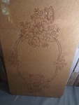 Vintage Tri-chem Butterflies & Flowers Cork Hotplate 8135 Paint By Number Nos. Fixed Price $15.83.