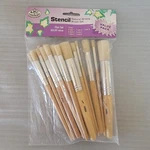 Royal & Langnickel 22 Piece Stencil Natural Bristle Brush Set New. Fixed Price $19.99.