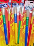Darice Big Paint Brush Set 12 Long Handle 6 Packages $11.94 Retail Nos Nwt. Fixed Price $5.50.