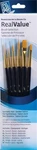 Princeton Artist Brush Synthetic Gold Taklon Real Value SET-6/PKG. Fixed Price $15.24.