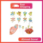 Lingfang 8 Pcs Diamond Painting Kits Decorative Stakes, Art For Gar. Fixed Price $14.18.