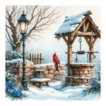 Sjutouci Diamond Painting Kits For Adults, Winter 12X12 Inches, Yard. Fixed Price $12.99.