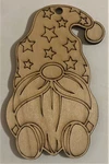 Ready To Paint Wood Ornament - #057 Gnome Free Shipping. Fixed Price $19.00.