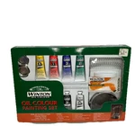Winsor & Newton Winton Oil Colour Painting Set 8 Tubes Accessories New!. Fixed Price $22.75.