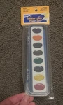Sargent Watercolor Paint Set With Brush - Eight Colors. Fixed Price $11.00.